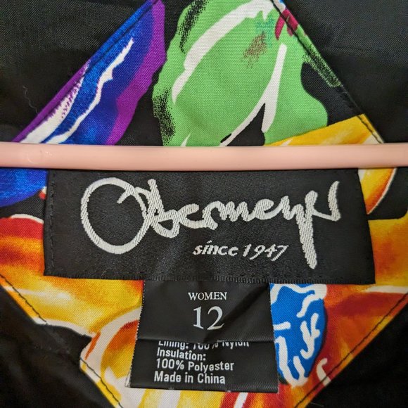 Obermeyer Floral "Daisy" Jacket - Size 12 - Picture 6 of 10